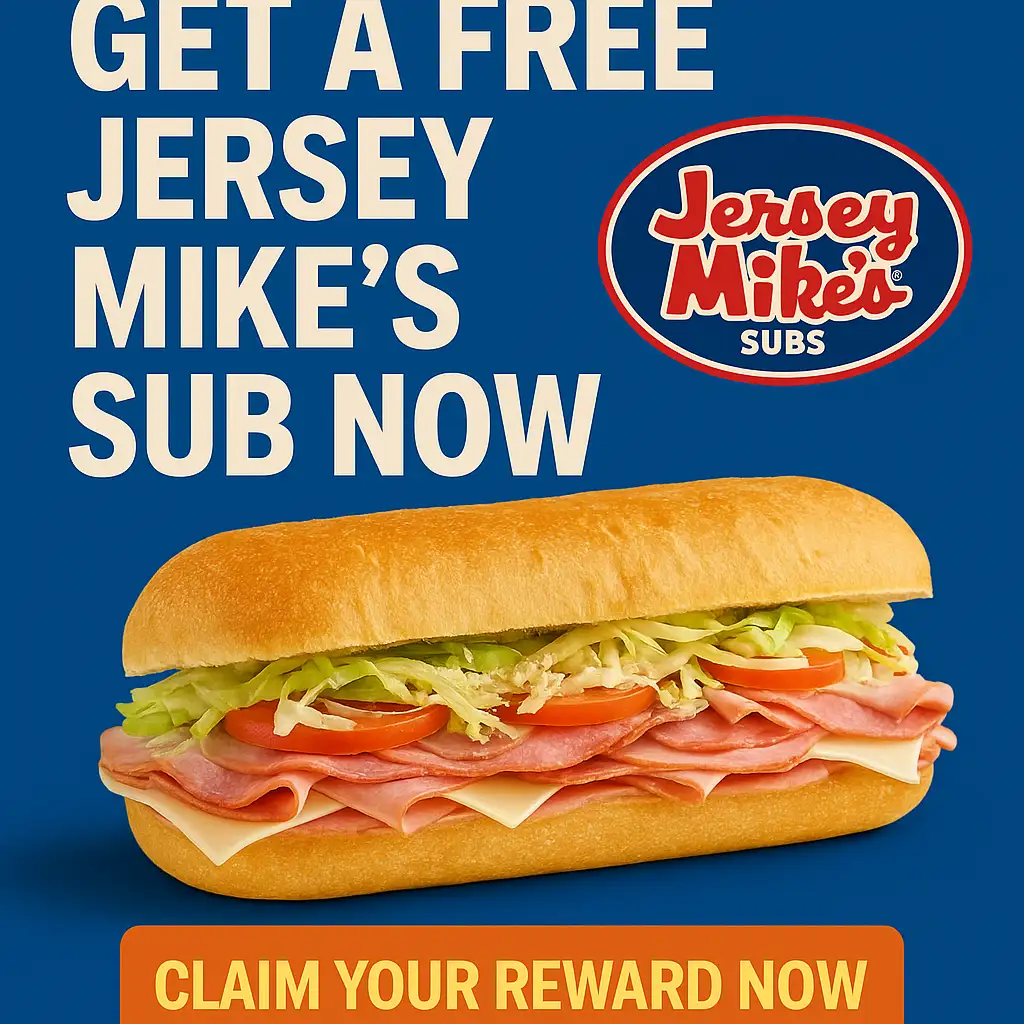 Claim Your Free Jersey Mike’s Sub – Limited Sandwich Rewards Await!